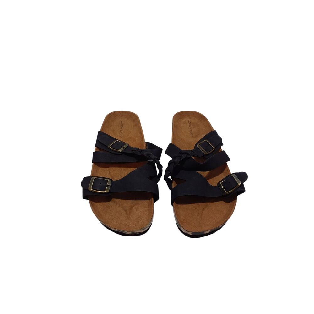 womens avenue cloud walkers cheetah print sandles size 10